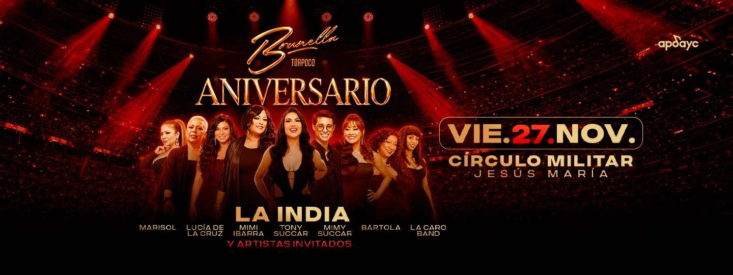 Brunella Torpoco Aniversario